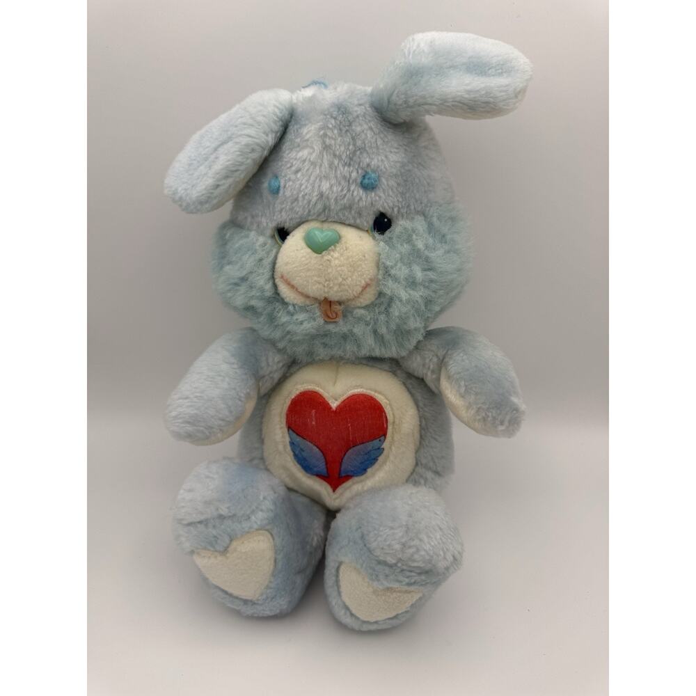 VTG Care Bear Cousins Swift Heart Rabbit Kenner 1984 Blue Plush